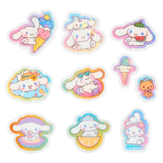 Sanrio Summer Sticker Flakes, Cinnamoroll