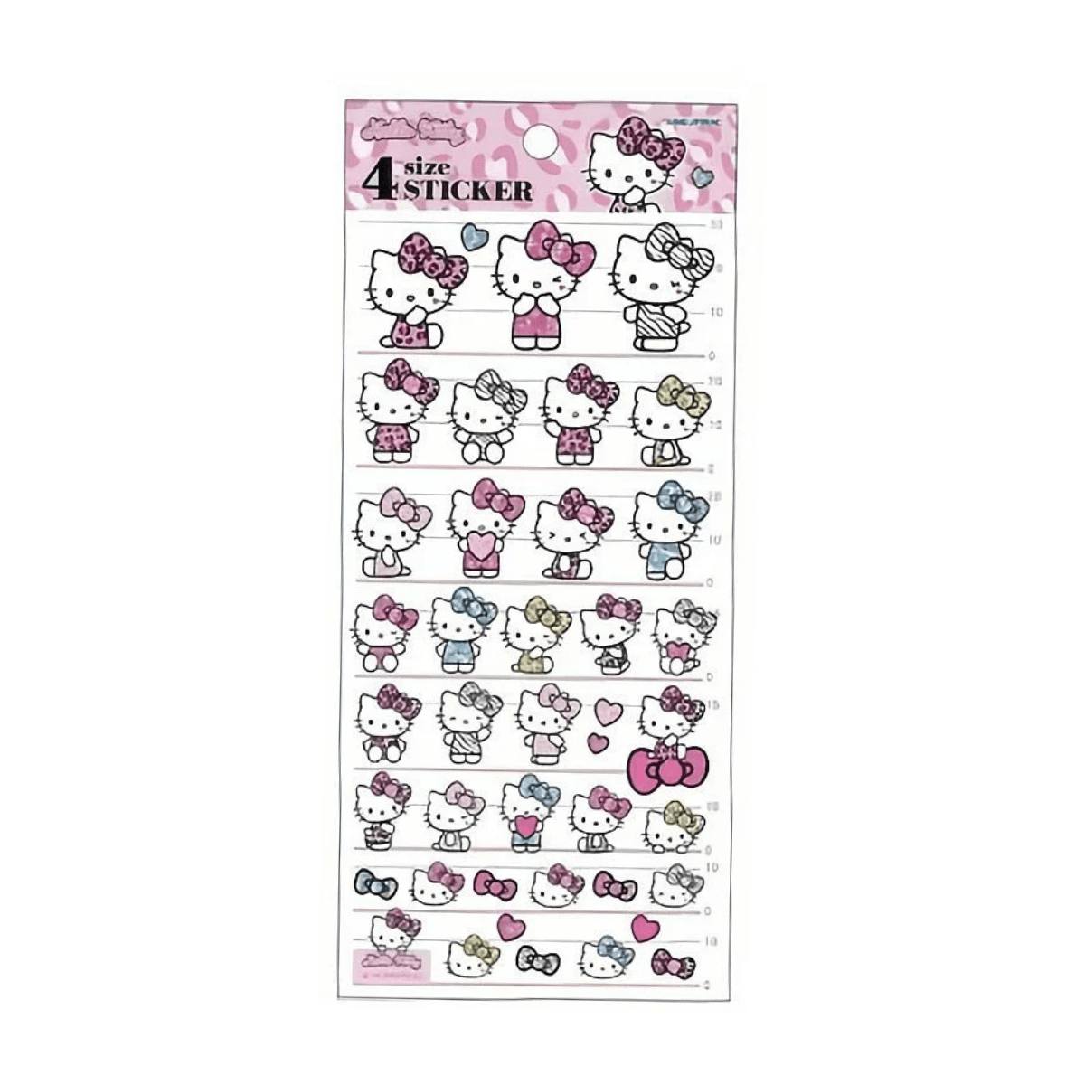 Kamio Japan Hello Kitty Gal Leopard Print Sticker Sheet — Kawaii Planner Stickers - Dream Beam