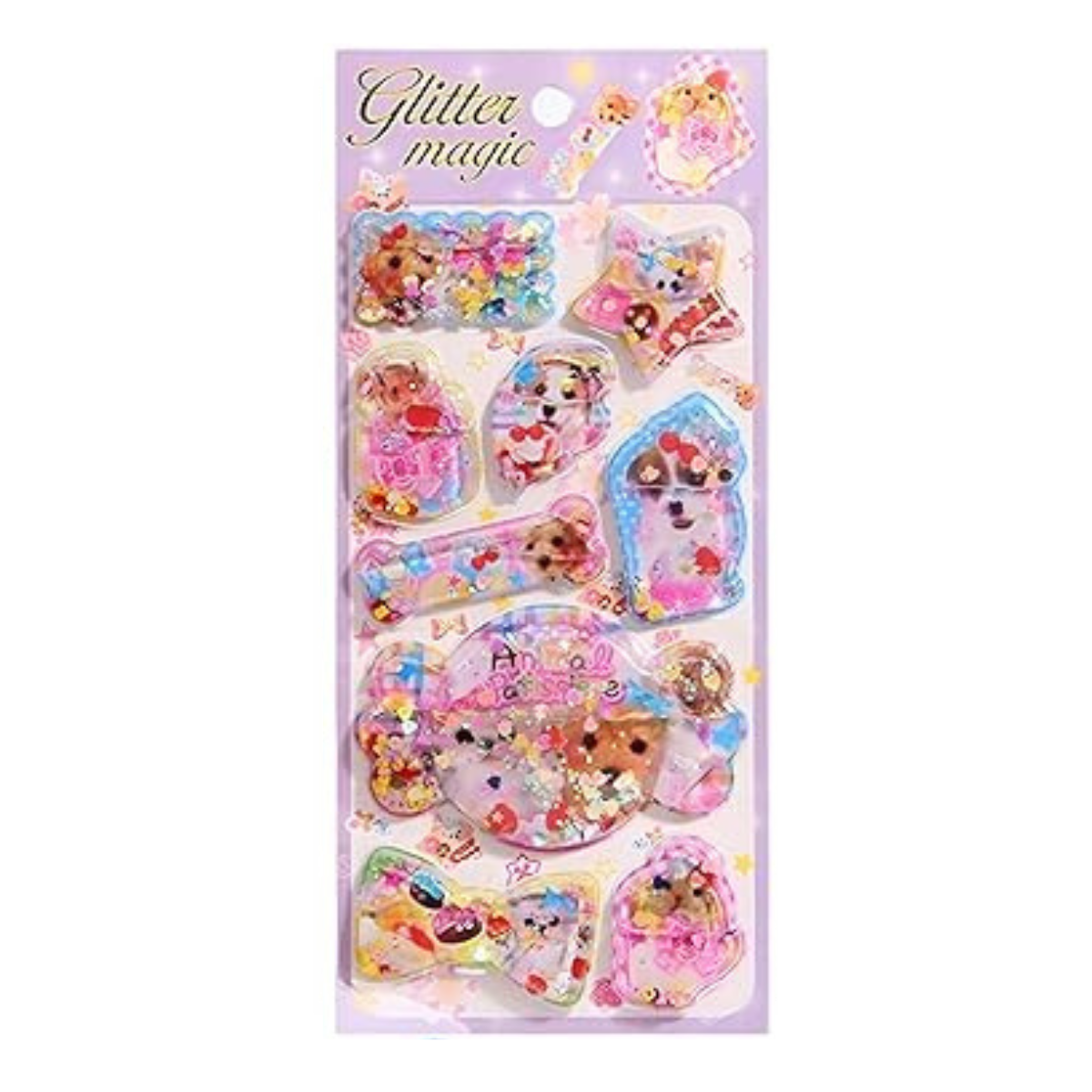 Heisei Retro Glitter Magic Shaker Stickers