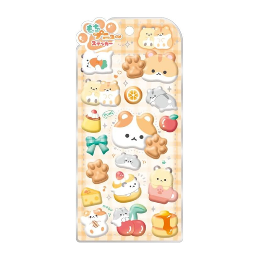 CRUX Mochi Paws Marshmallow Stickers — Hamster