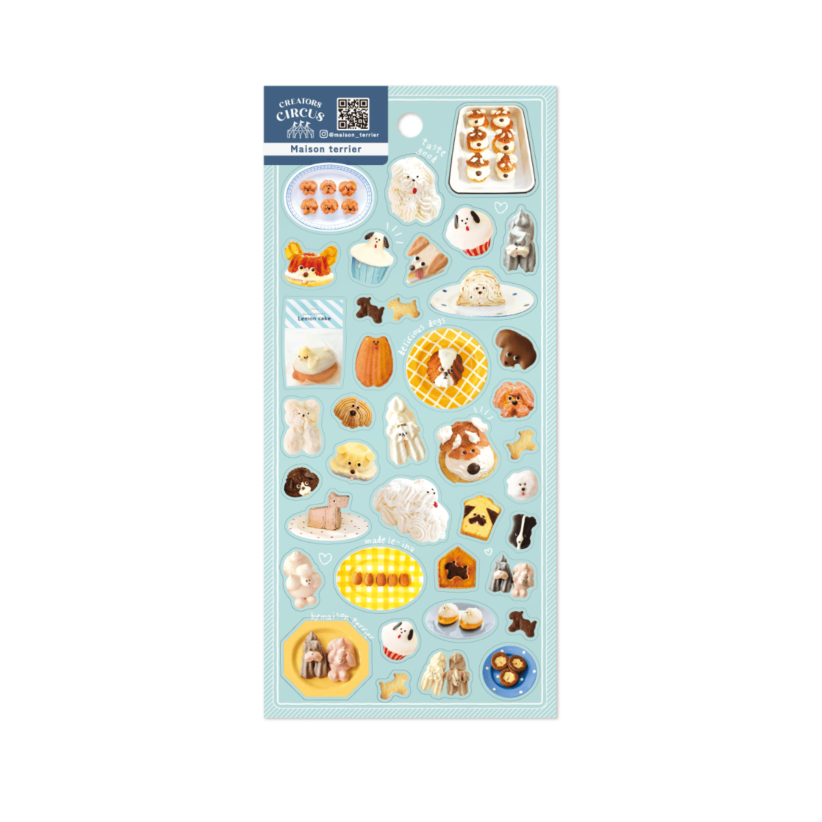 Frontier Creators Circus Transparent Sticker Sheet, Maison Terrier - Dream Beam